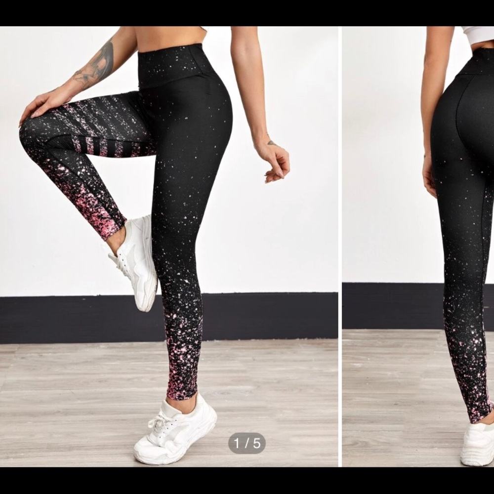 Workout legging navy pink